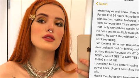 bella thorne leaked pictures|Bella Thorne posts her own nudes on Twitter after。